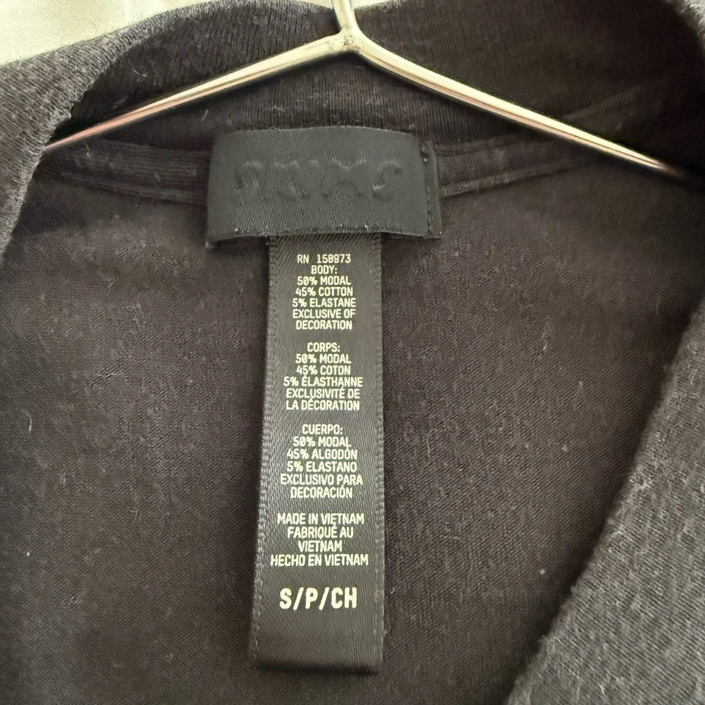 SKIMS boyfriend t-shirt, Onyx, women’s sz small - Picture 6 of 7